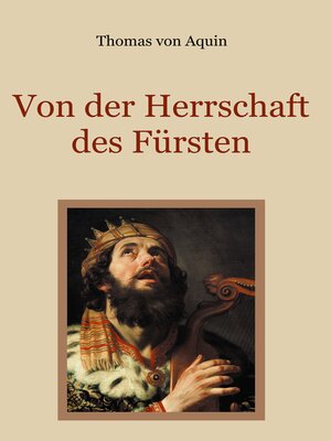 cover image of Von der Herrschaft des Fürsten--Eine christliche Staatslehre